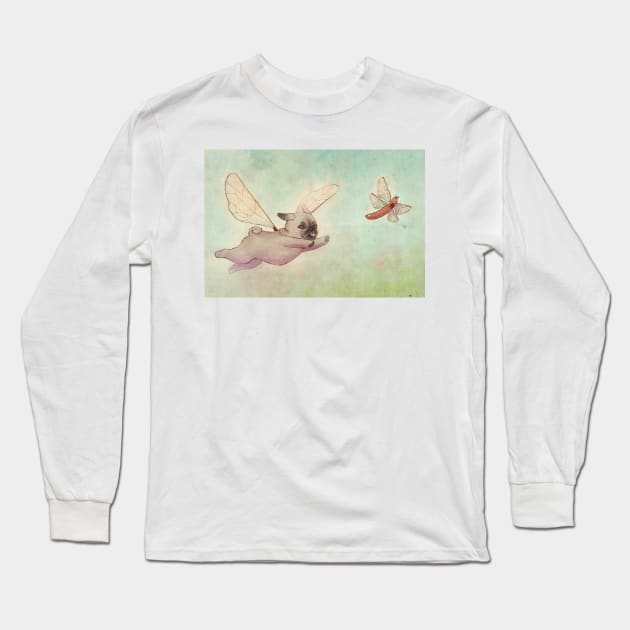 Bumblepug Long Sleeve T-Shirt by Glasmond